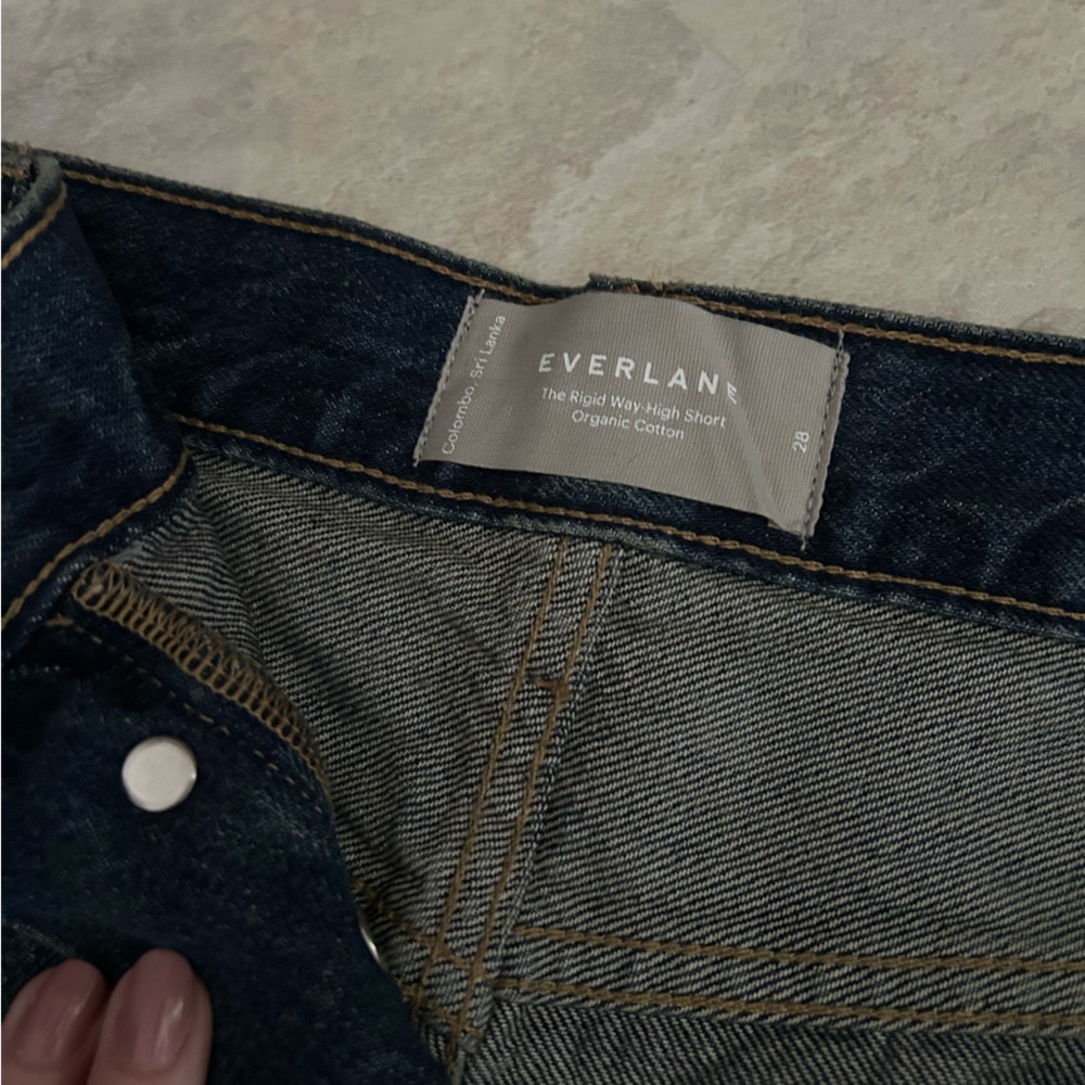 Everlane Way-High Denim Shorts - Picture 2 of 6